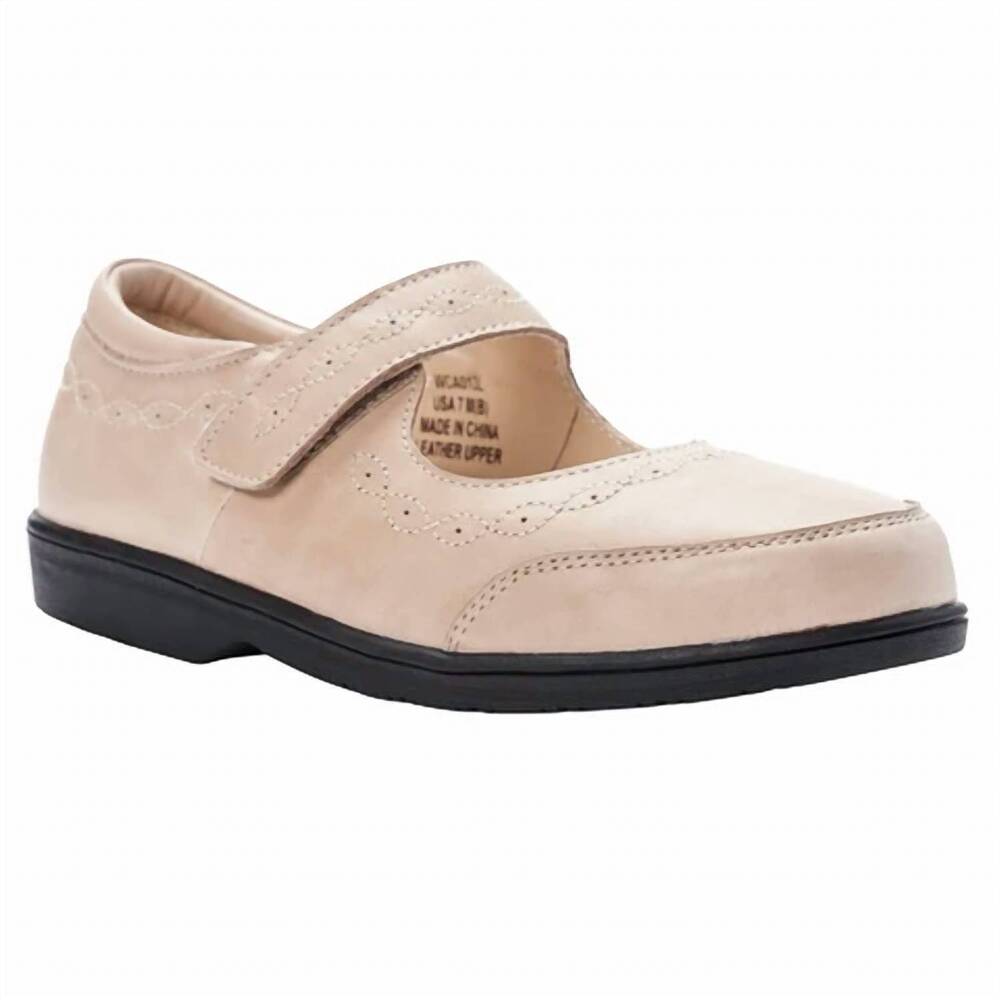NEW PROPET women's mary ellen diabetic casual shoe in oyster